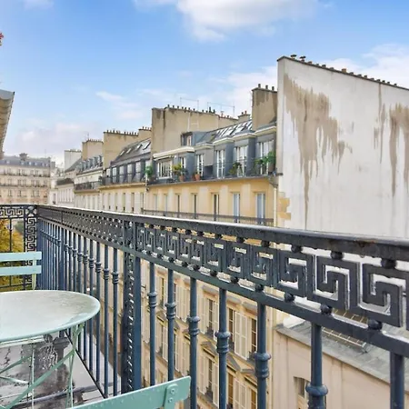 Superb T2 Haussmanien Avec Balcon A 10min Des Galeries Lafayette 公寓 巴黎
